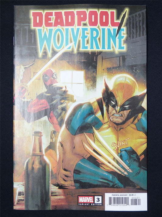 DEADPOOL Wolverine #3 Variant - B&B May 2025 Marvel Comic #1P9