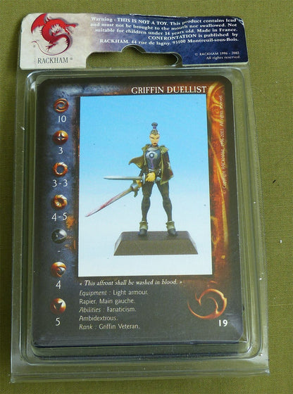 Confrontation: Griffin Duellist Blister - Rackham Metal Minis OOP #261