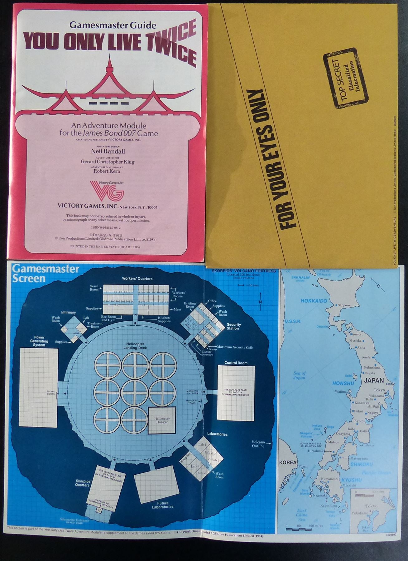 James Bond 007 Roleplaying Game: You Only Live Twice OOP - Victory Games #22A