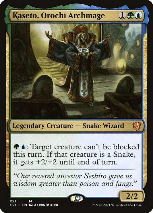 Mtg: C21 : Kaseto Orochi Archmage -  - NM