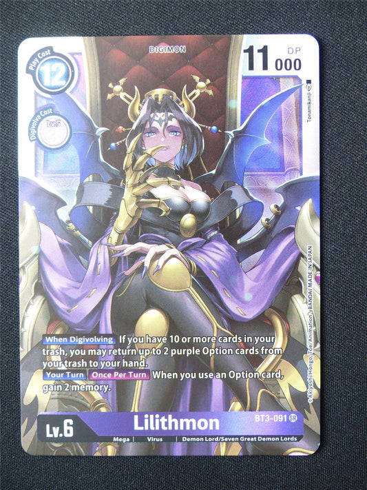 Lilithmon BT3 SR - Digimon Card #5RU