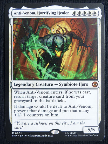 Anti-Venom Horrifying Healer - SPM - Mtg Card #22K