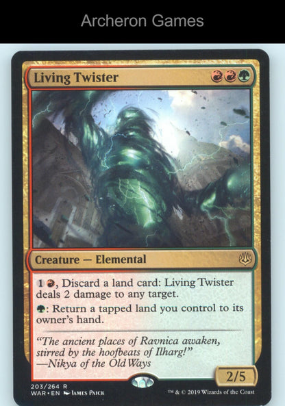 Living Twister 203 R MTG Card War of the Spark