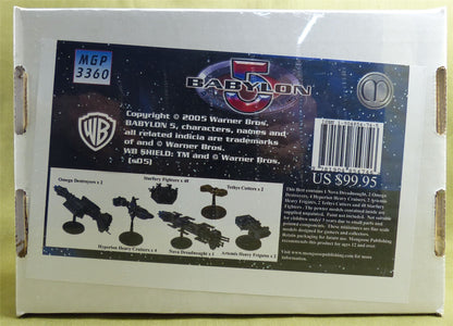 Classic Metal Earth Alliance sealed box set - Babylon 5: Call to Arms Miniatures #2LZ
