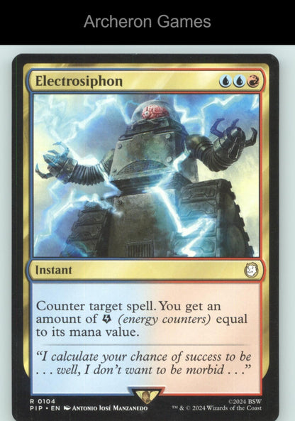 Electrosiphon 104 R MTG Card Universes Beyond: Fallout