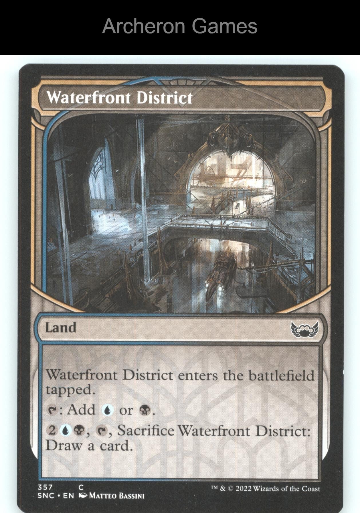 Waterfront District (Showcase) 357 C MTG Card Streets of New Capenna