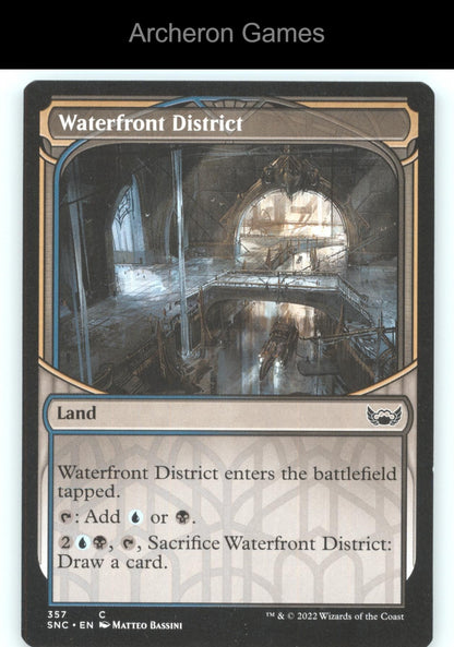 Waterfront District (Showcase) 357 C MTG Card Streets of New Capenna