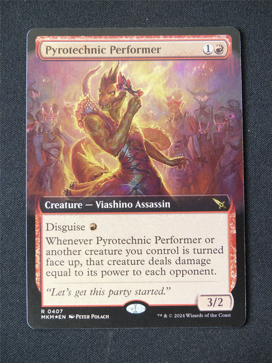 Pyrotechnic Performer Extended Foil - MKM - Mtg Card #3II