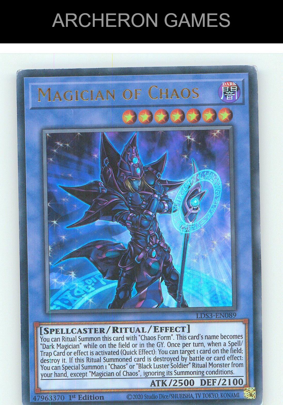 Magician of Chaos Ultra Rare YUGIOH Card 1st Edition