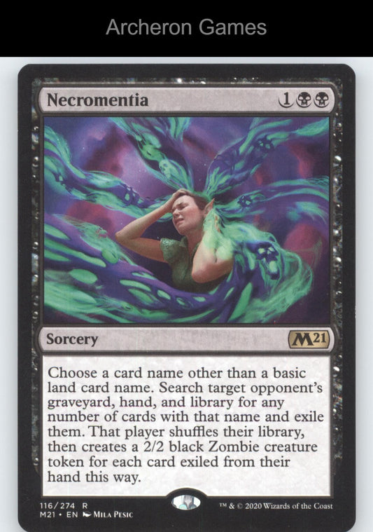 Necromentia 116 R MTG Card Core Set 2021