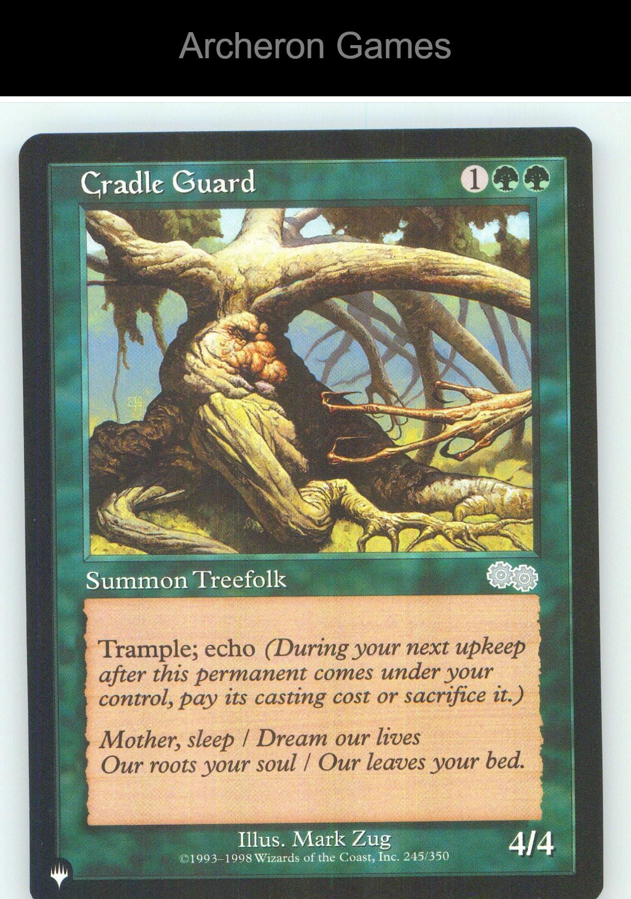 Cradle Guard USG 245 UC MTG Card NM/EX+