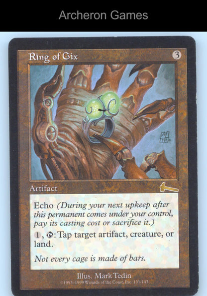 Ring of Gix 131 R MTG Card Urza's Legacy