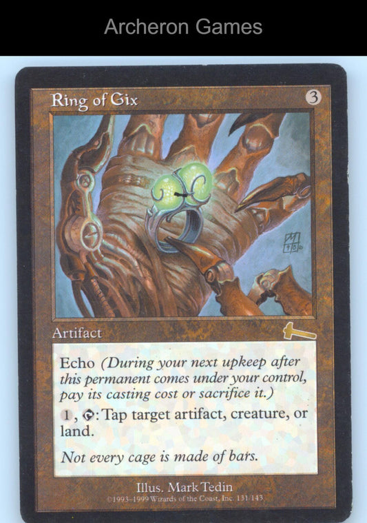 Ring of Gix 131 R MTG Card Urza's Legacy