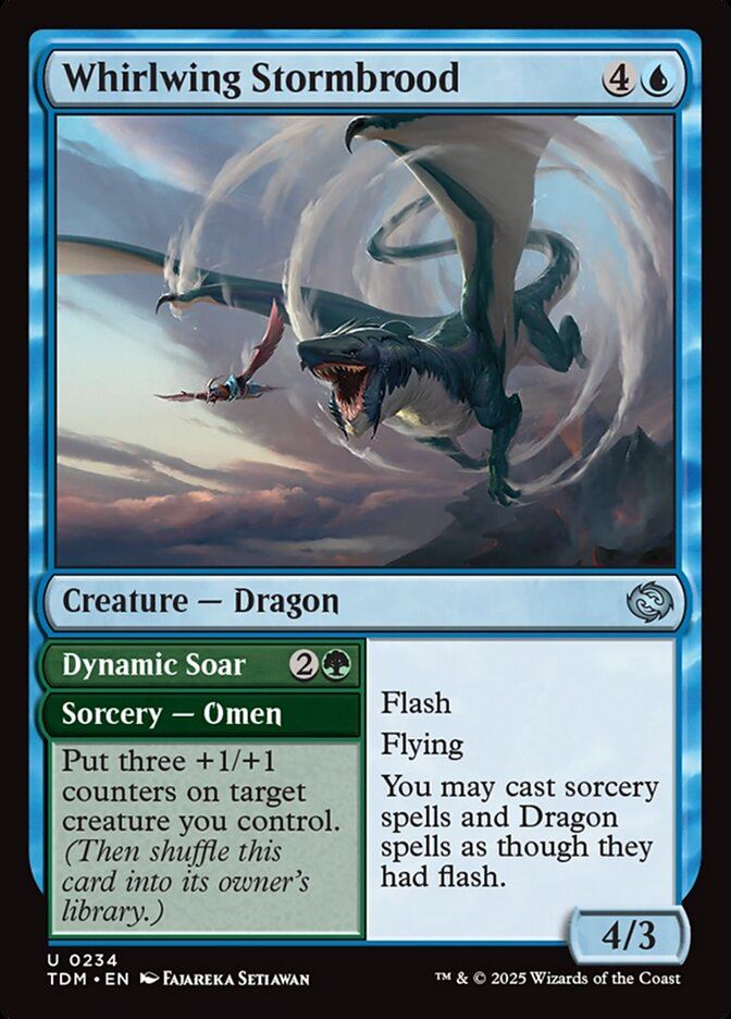 Whirlwing Stormbrood // Dynamic Soar - Tarkir: Dragonstorm tdm