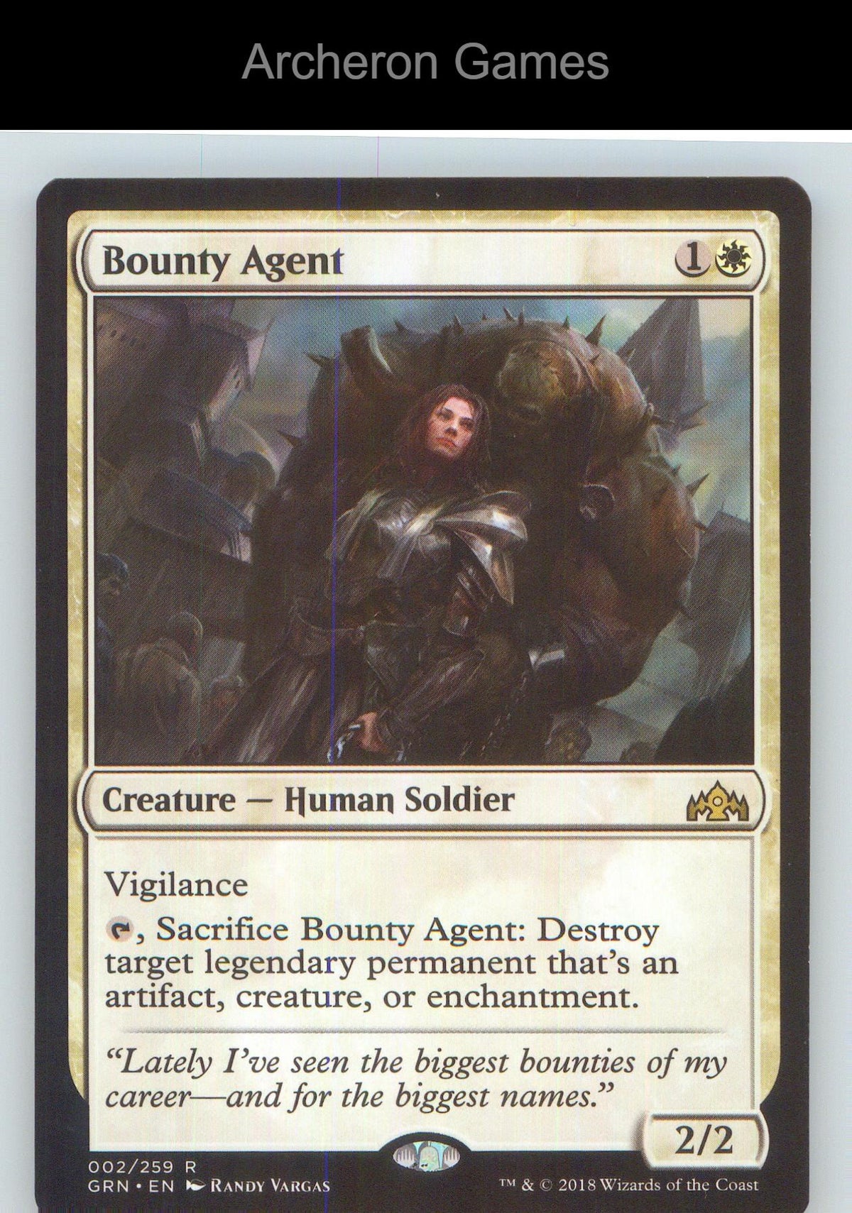 Bounty Agent GRN 2 R MTG Card NM/EX+