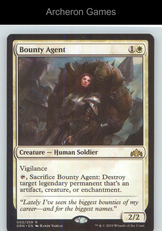Bounty Agent GRN 2 R MTG Card NM/EX+