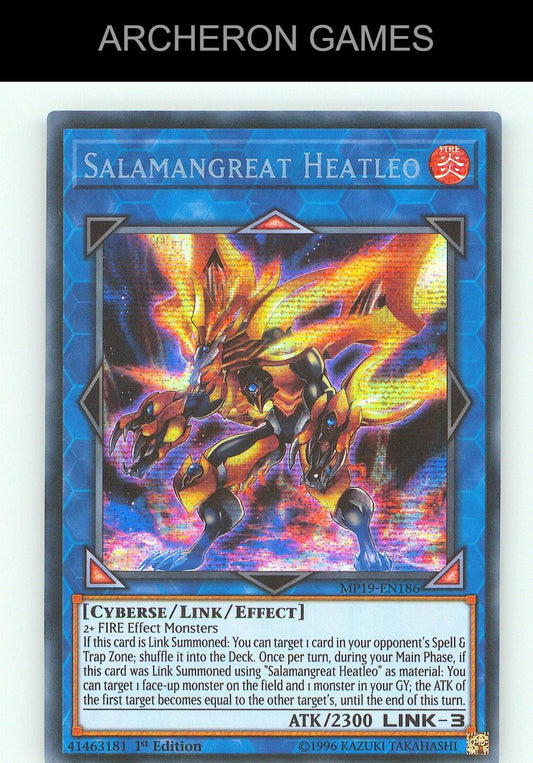 Salamangreat Heatleo SEC YUGIOH Card