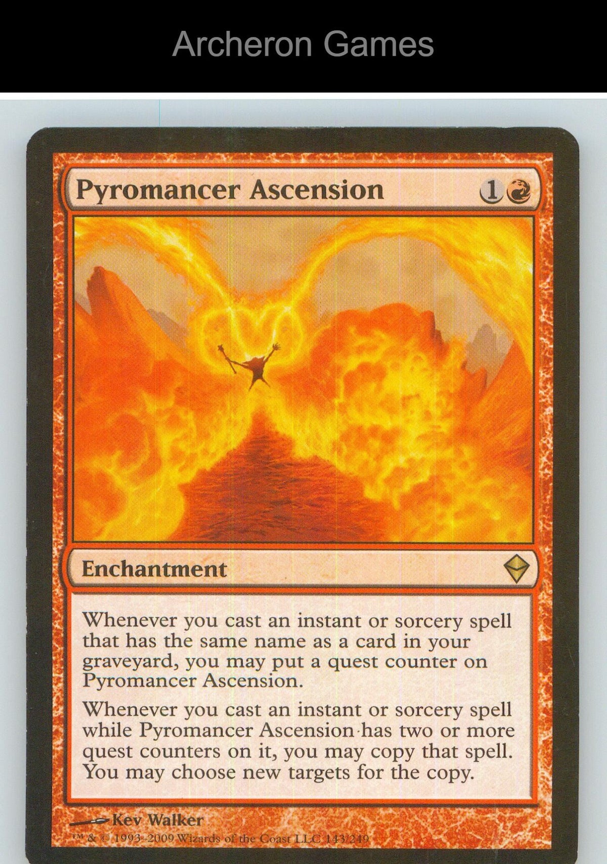 Pyromancer Ascension ZEN 143 R MTG Card NM/EX+