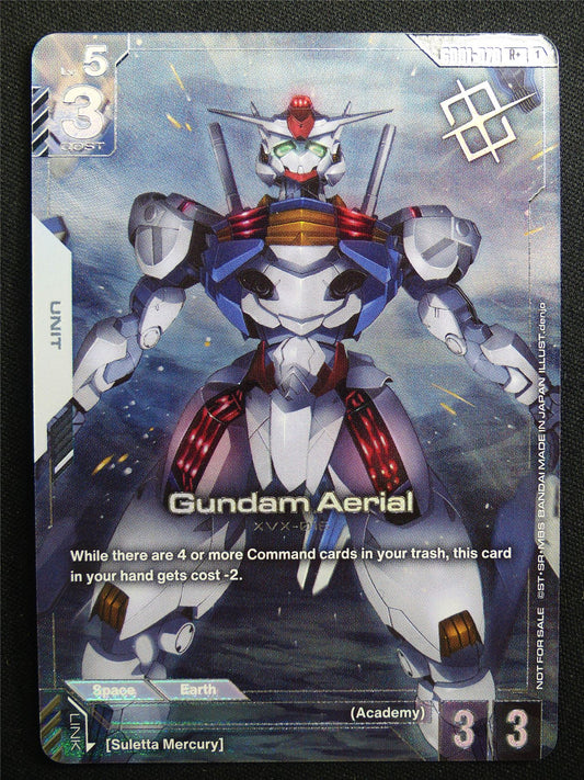 Gundam Aerial GD01-070 R+ Foil - Gundam Card #8U