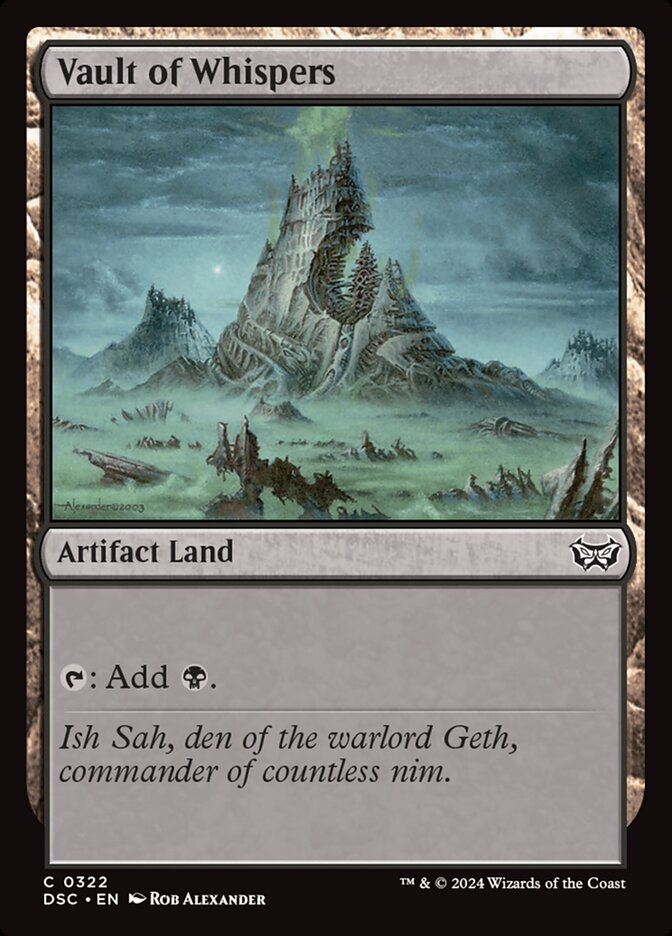 Vault of Whispers - Duskmourn: House of Horror Commander dsc