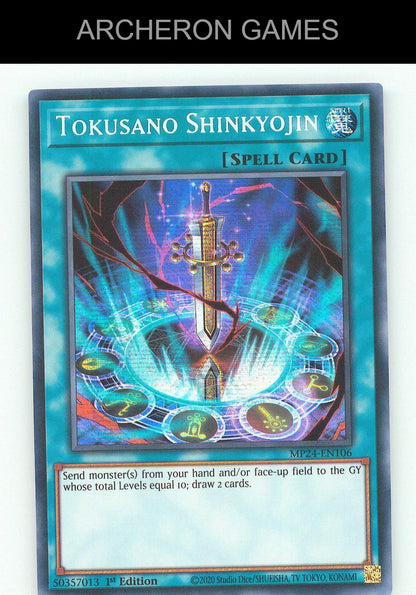 Tokusano Shinkyojin SEC YUGIOH Card