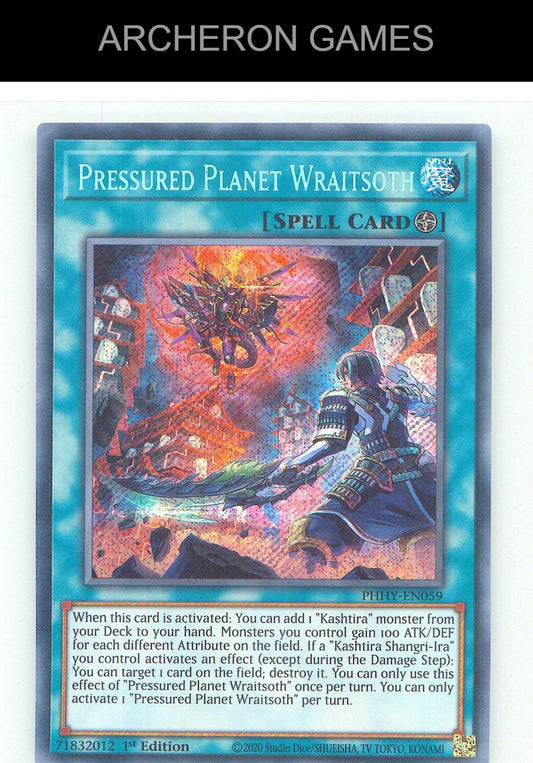 Kashtiratheosis SEC YUGIOH Card 1st Edition