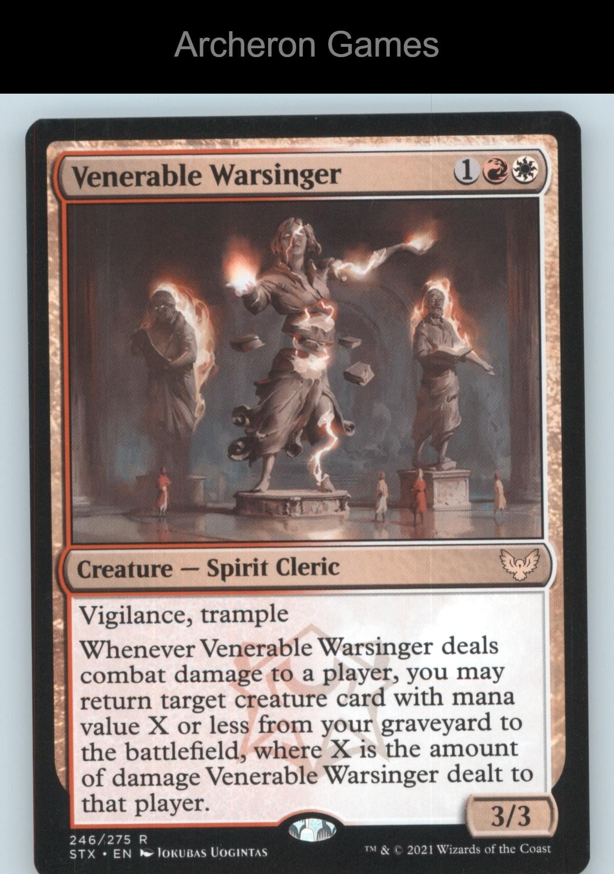 Venerable Warsinger 246 R MTG Card Strixhaven: School of Mages
