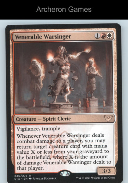 Venerable Warsinger 246 R MTG Card Strixhaven: School of Mages