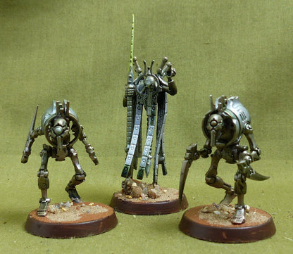 Plasmancer and Cryptothralls painted - Necrons - Warhammer 40K #40E