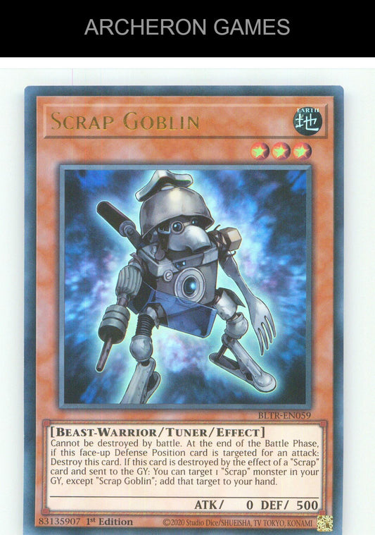 Scrap Goblin UR YUGIOH Card 1st Edition