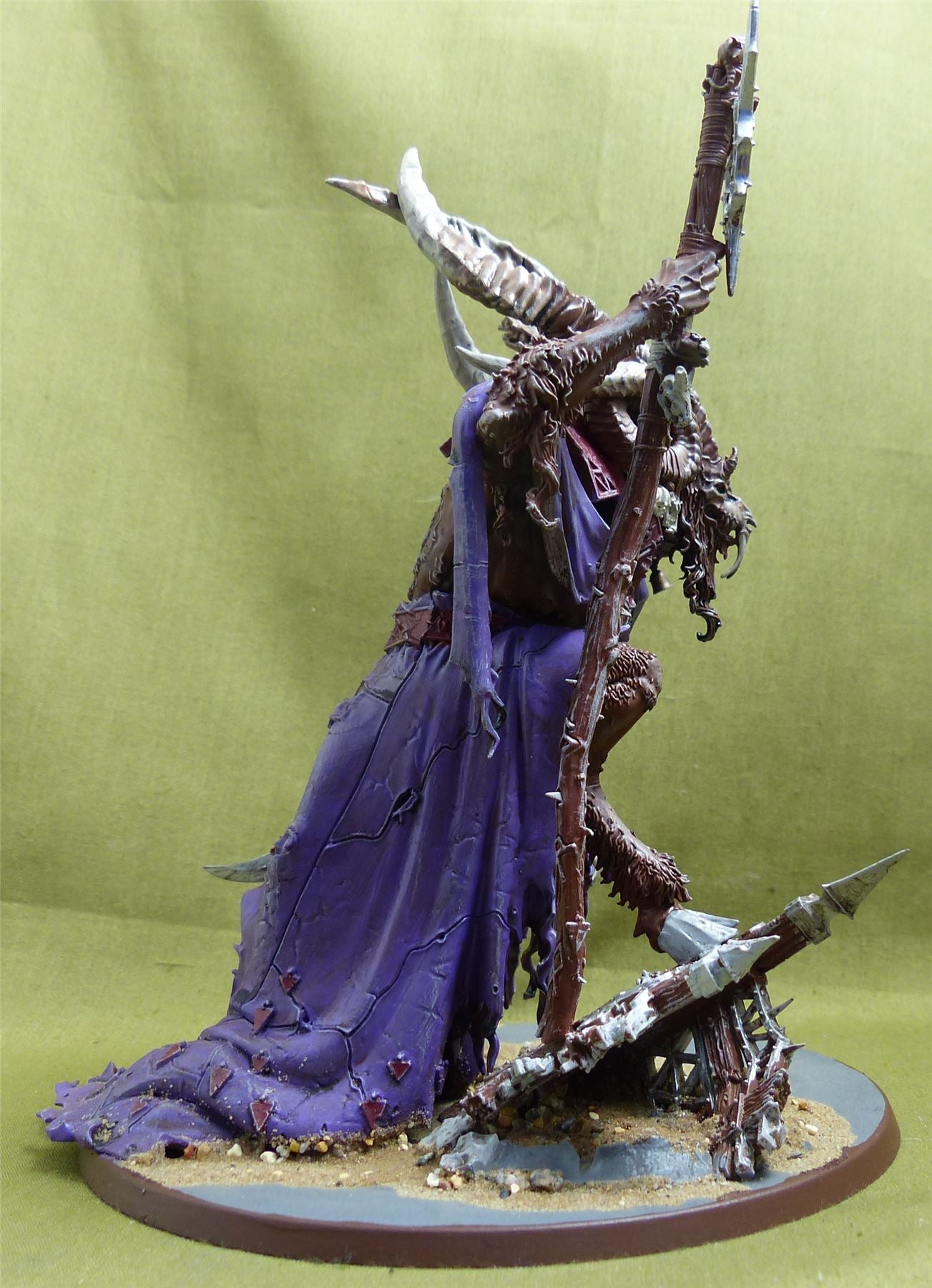 Vizzik Skour Prophet of the Horned Rat Painted - Skaven - Warhammer AoS #1BP