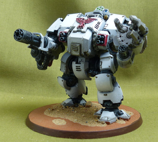 Primaris Redemptor Dreadnought painted - White Scars - Warhammer 40K #4PC