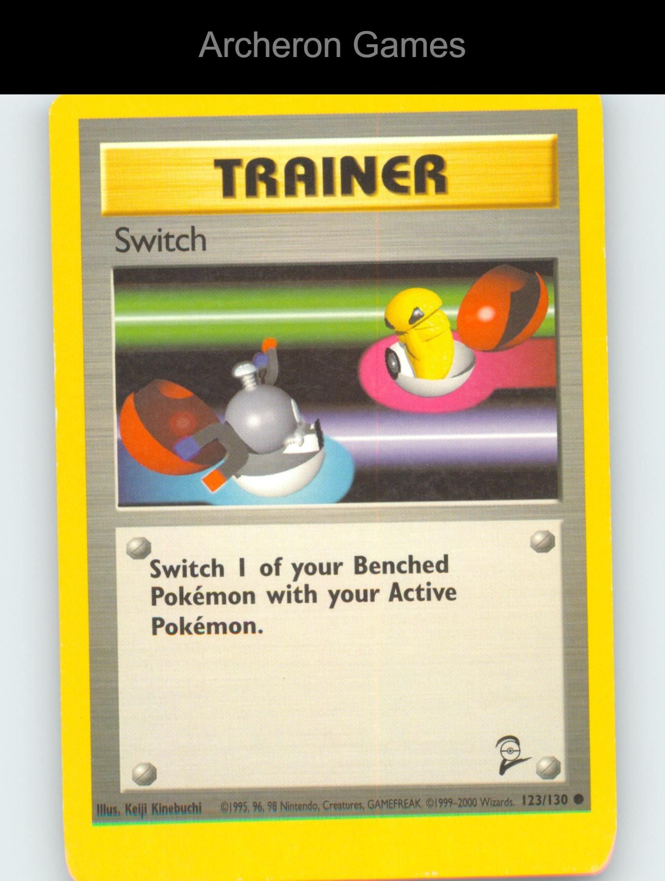 Pokemon Card Switch B2 123/130 C Base Set 2