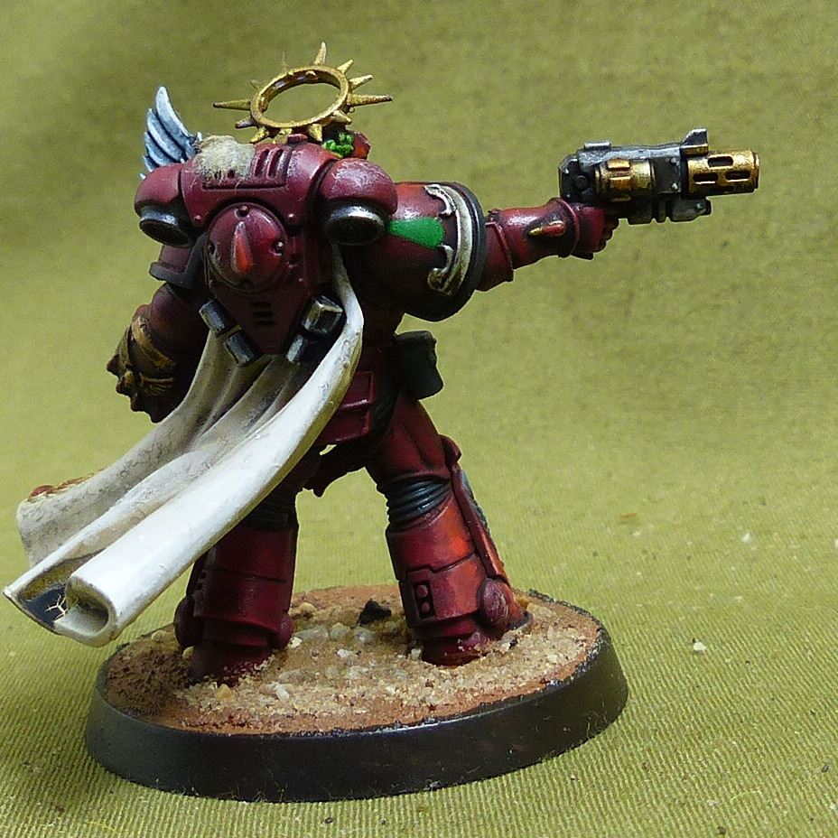 Space Marines Captain painted - Blood Angels - Warhammer 40K #5C5