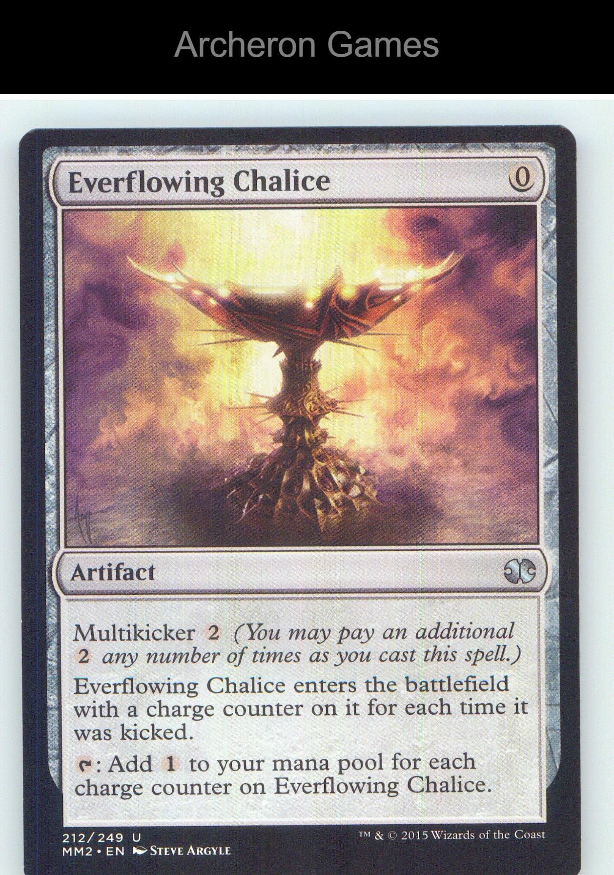 Everflowing Chalice MM2 212 UC MTG Card NM/EX+