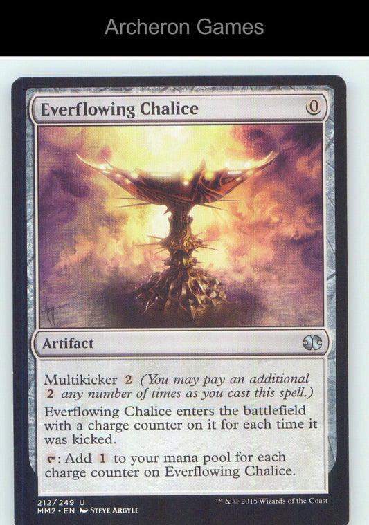 Everflowing Chalice MM2 212 UC MTG Card NM/EX+