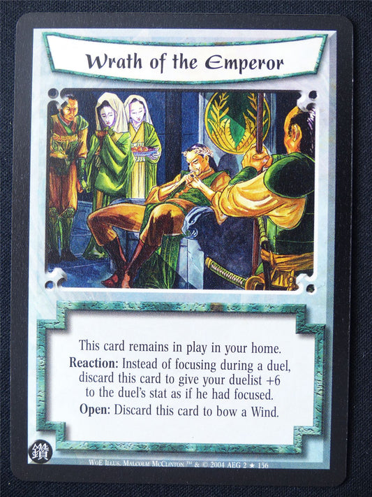 Wrath of the Emperor - WoE - Legend of the Five Rings L5R Card #UI