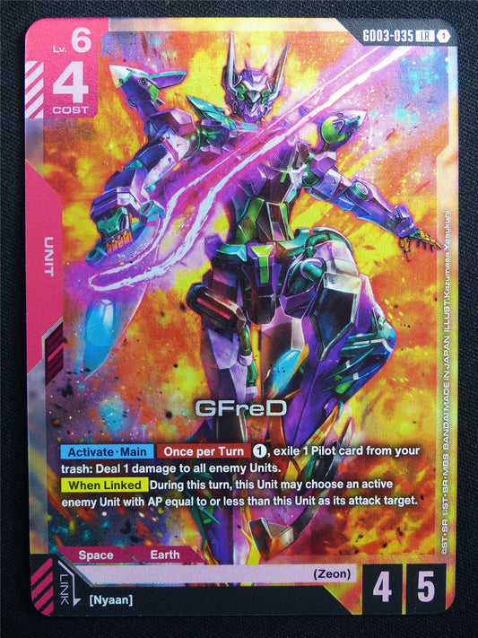 GFreD GD03-035 LR Foil - Gundam Card #9D