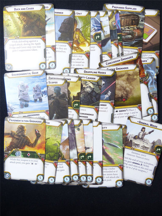 Collection of Star Wars Legion Upgrade Cards #25H