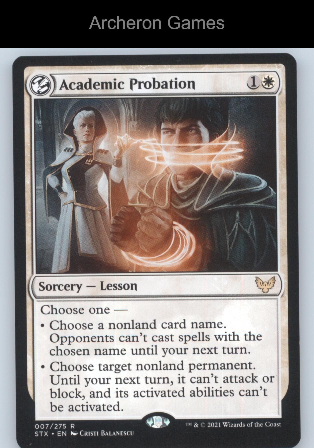 Academic Probation 7 R MTG Card Promo Pack: Strixhaven