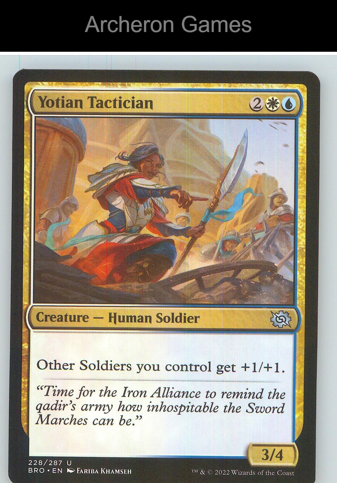 Yotian Tactician BRO 228 UC MTG Card NM/EX+