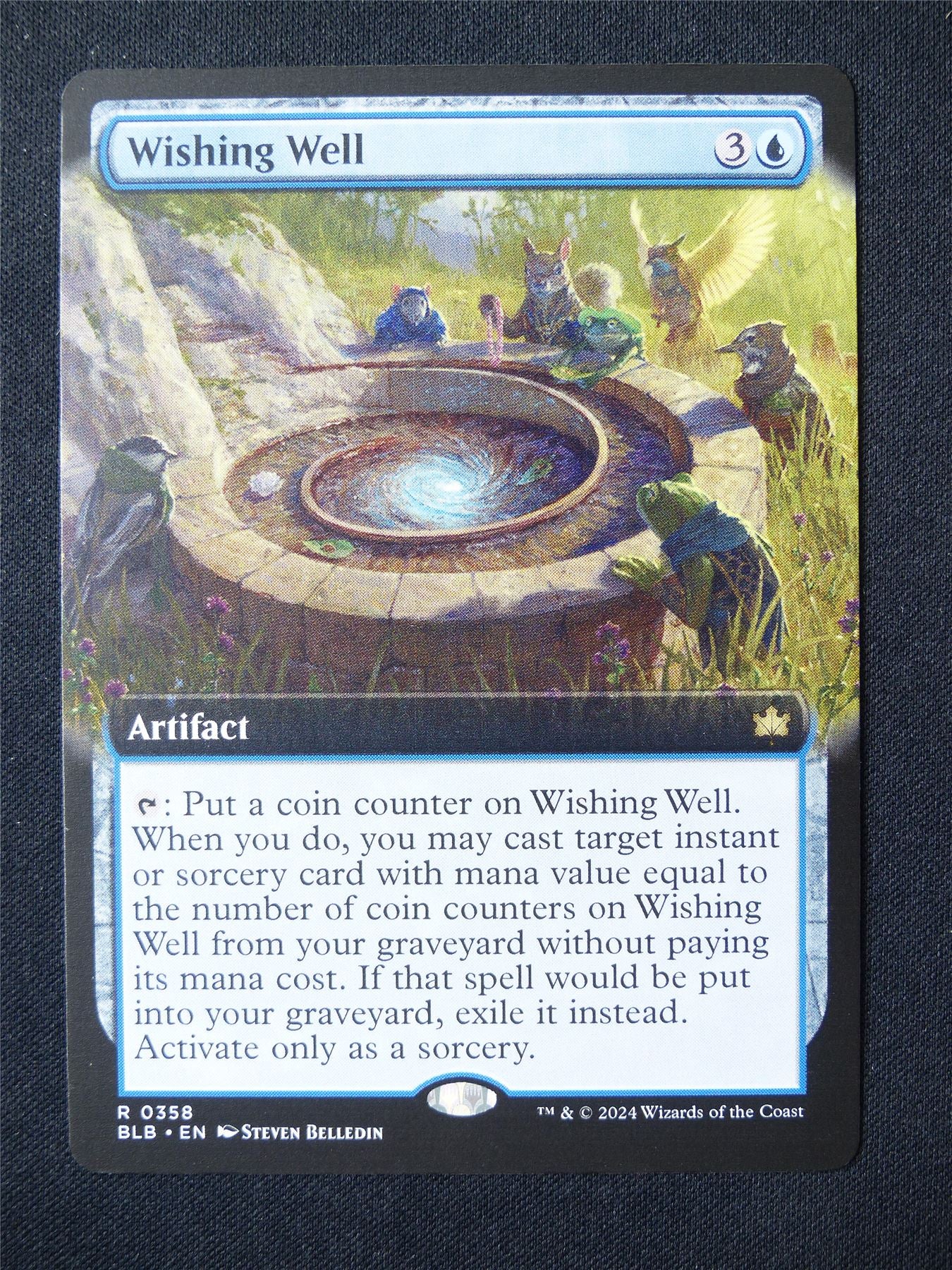 Wishing Well Extended Art - BLB - Mtg Card #5H4