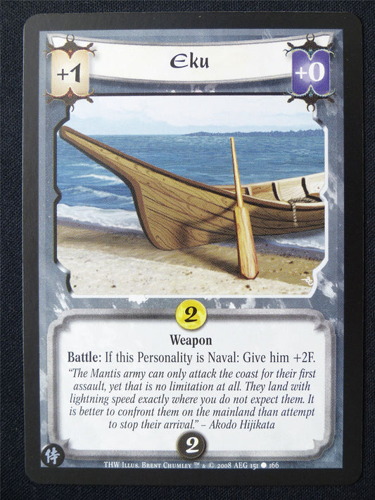 Eku - THW - Legend of the Five Rings L5R Card #X9