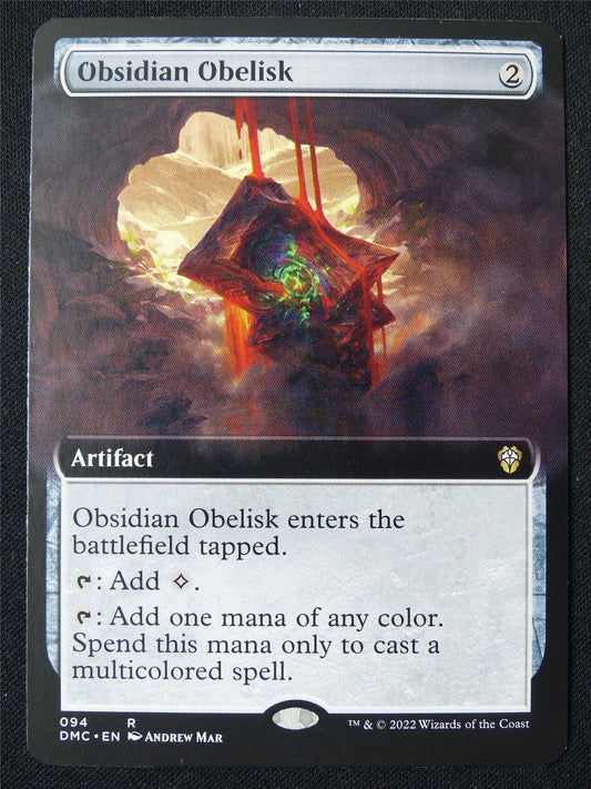 Obsidian Obelisk Extended Art - DMC - Mtg Card #2FV