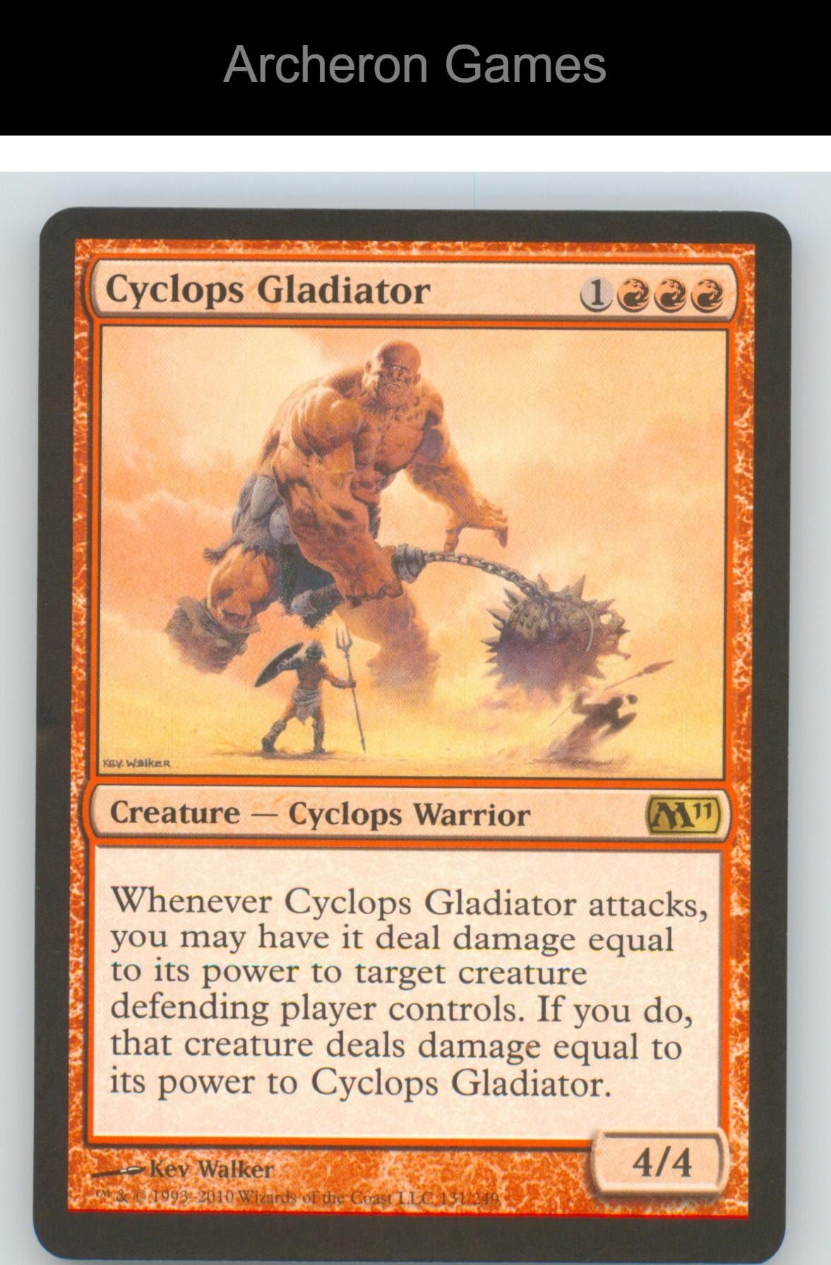 Cyclops Gladiator M11 131 R MTG Card NM/EX+