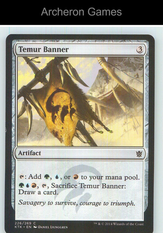 Temur Banner KTK 226 C MTG Card NM/EX+