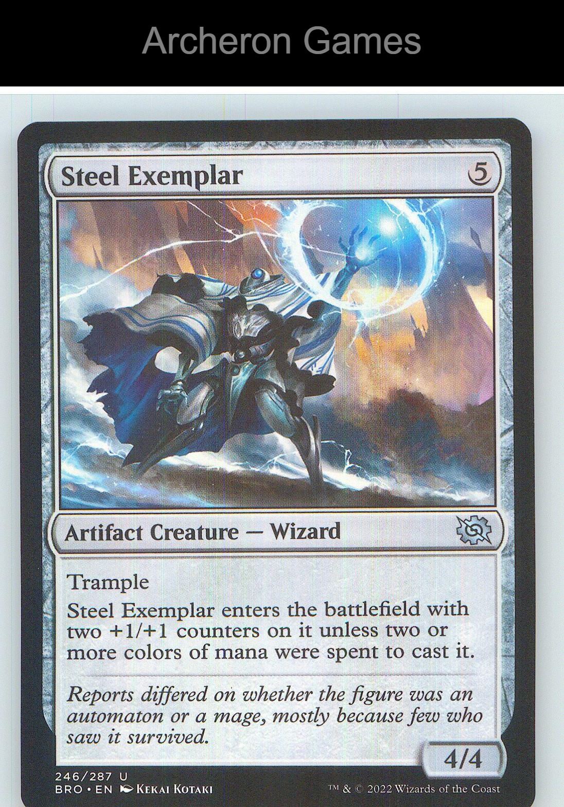 Steel Exemplar BRO 246 UC MTG Card NM/EX+