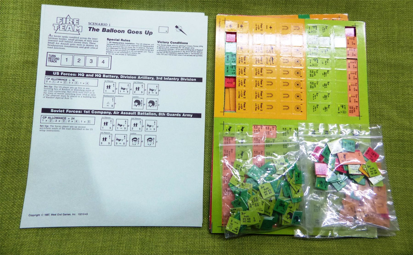 Fire Team Modern Squad Level Command - West End Games 10210 #79