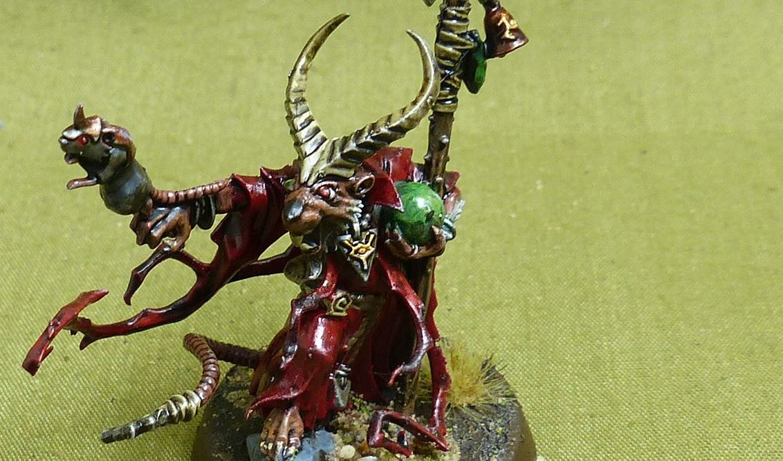 Grey Seer painted - Skaven - Warhammer AoS #16F