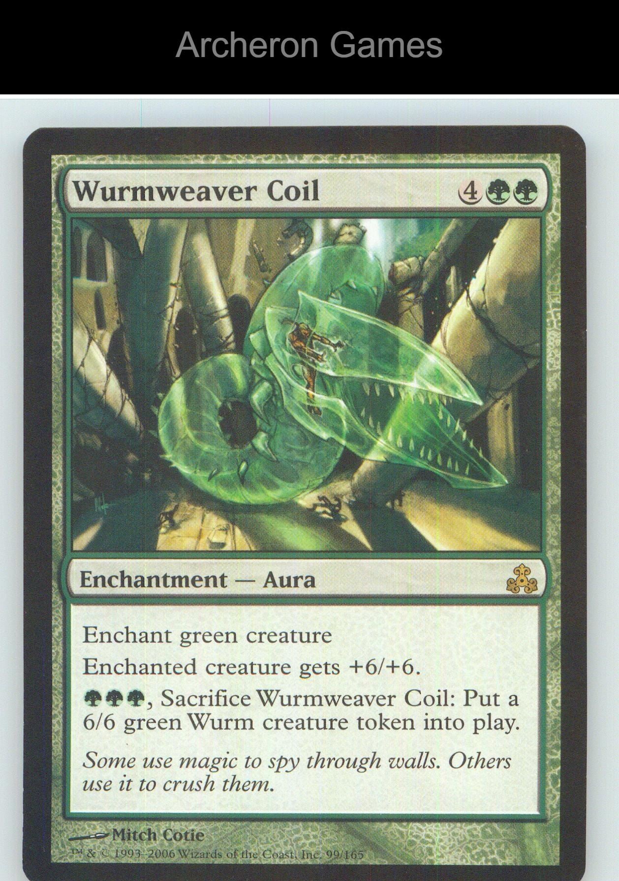 Wurmweaver Coil GPT 99 R MTG Card NM/EX+